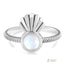 Moonstone Ring-Moon'S Sea Shell