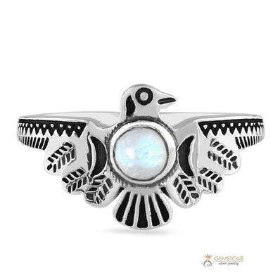 Moonstone Ring-Gothic Vision