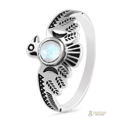 Moonstone Ring-Gothic Vision