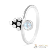 Moonstone Ring-Trickling Grace