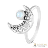 Moonstone Ring-Celestial Rise