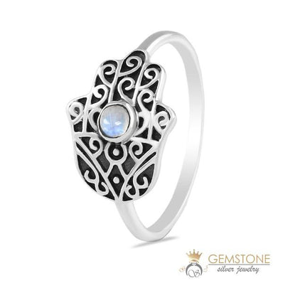 Moonstone Ring-Fatima Blessing