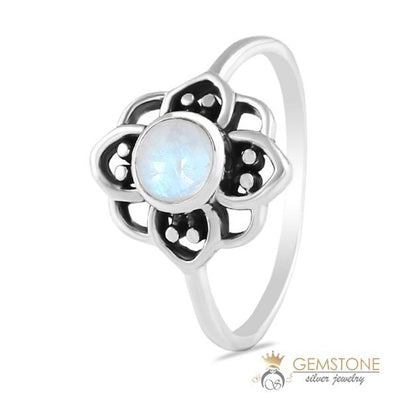 Moonstone Ring-Dainty Colleen