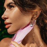 Moonstone Earring-Lustrous Whisper - gemstonesilverjewelryus