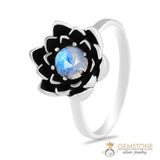 Moonstone Ring-Harbored Gunsmoke
