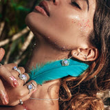 Moonstone Earring-Night Soul - gemstonesilverjewelryus