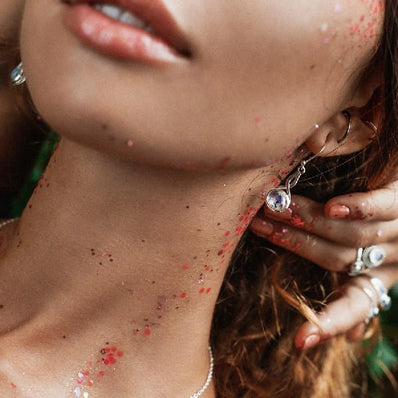 Moonstone Earring-Twisted Tale - Gemstone Silver Jewelry