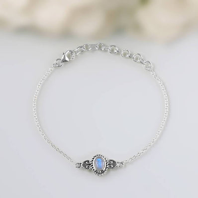Moonstone Bracelet-Dandy Trinket - gemstonesilverjewelryus