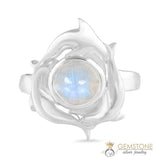 Moonstone Ring-Bewitching Rose