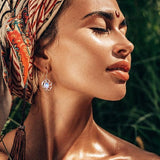 Moonstone Earring-Midnight Enchantment - gemstonesilverjewelryus