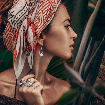 Moonstone Earring-Precious Oculus - Gemstone Silver Jewelry