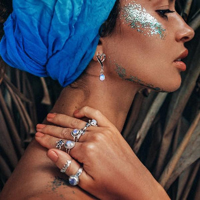 Moonstone Earring-Electrifying Love - Gemstone Silver Jewelry