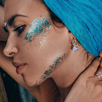 Moonstone Earring-Bonding Connection - Gemstone Silver Jewelry