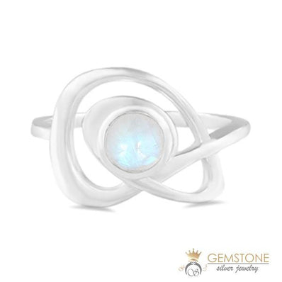 Moonstone Ring-Avant Garde