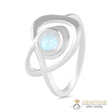 Moonstone Ring-Avant Garde