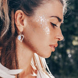 Moonstone Earring-Cupid - gemstonesilverjewelryus