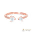 14k Rose Gold Vermeil Moonstone Ring - Melody