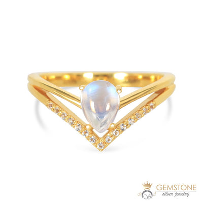 Moonstone Ring