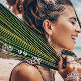 Moonstone Earring-Vivid Druppel - gemstonesilverjewelryus