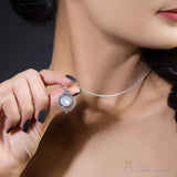 Moonstone Pendant-Royal Glamour - Gemstone Silver Jewelry