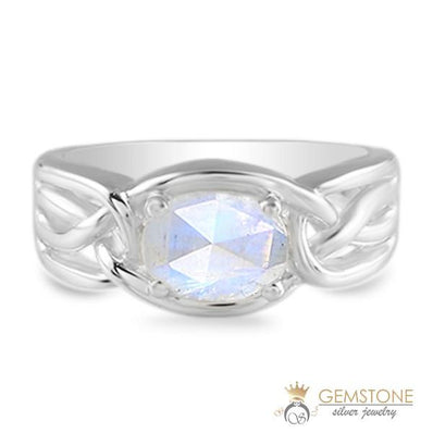 Moonstone Ring-Scenic Grace