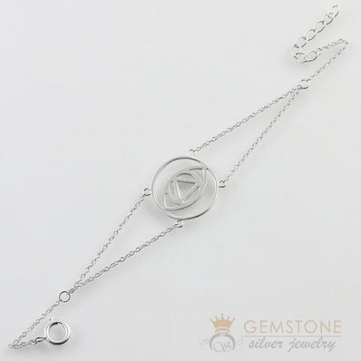 925 STERLING SILVER -BROW CHAKRA BRACELET - Gemstone Silver Jewelry