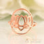 14kt Rose Gold Vermeil - Lotus Good Karma Chakra Ring