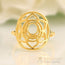 14kt Gold Vermeil - Sacral Good Karma Ring