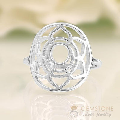 925 STERLING SILVER -SACRAL GOOD KARMA RING - Gemstone Silver Jewelry