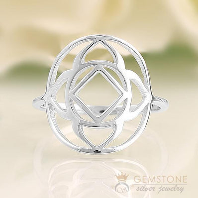 925 STERLING SILVER -BASE CHAKRA RING - Gemstone Silver Jewelry