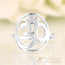 925 Sterling Silver - Om Good Karma Chakra Ring