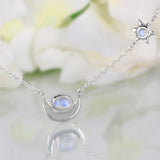 Moonstone Necklace-Vista Sky - gemstonesilverjewelryus