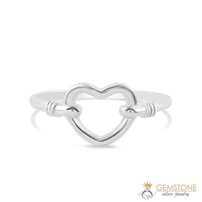 Silver Ring-Linking Love