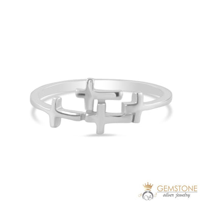 Silver Ring-Entwined Zenith