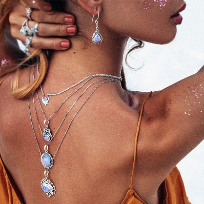 Moonstone Pendant-Centurion - Gemstone Silver Jewelry