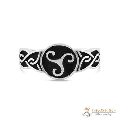 Silver Ring-Tribal Waves