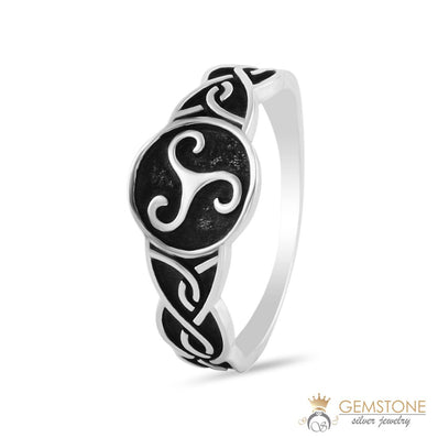 Silver Ring-Tribal Waves