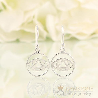 925 STERLING SILVER -BROW CHAKRA EARRING - Gemstone Silver Jewelry