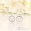 925 Sterling Silver - Throat Good Karma Chakra Earring