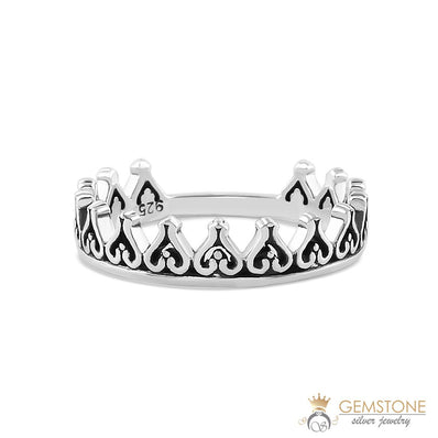 Silver Ring-Glowing Crown