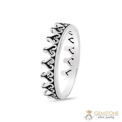 Silver Ring-Glowing Crown