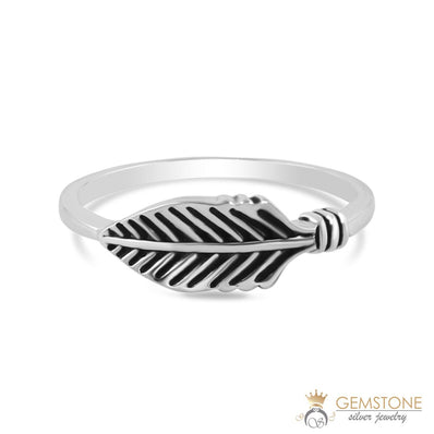 Silver Ring-Dreamy Feather