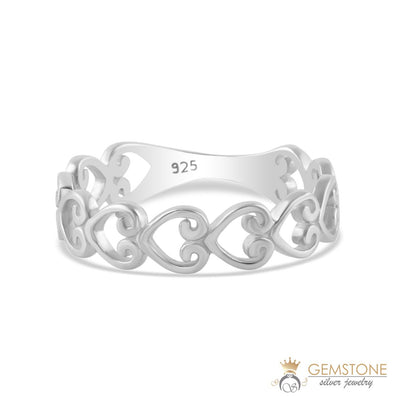 Silver Ring-Heart Trail