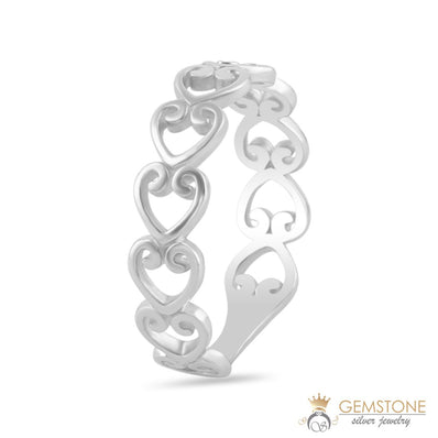 Silver Ring-Heart Trail