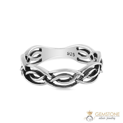 Silver Ring-Waves Of Riviera