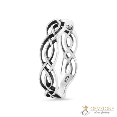 Silver Ring-Waves Of Riviera