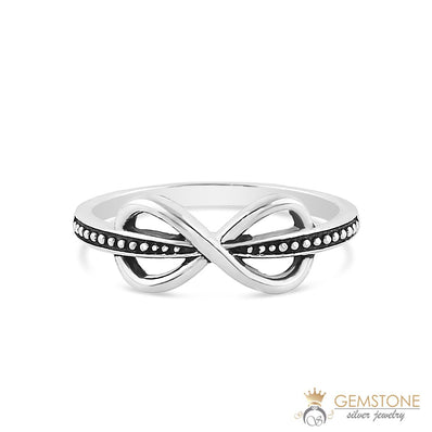 Silver Ring-Drizzling Bow