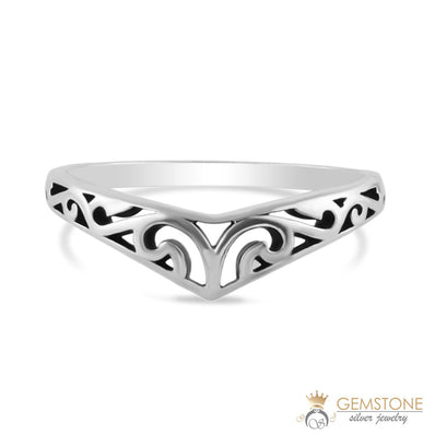 Silver Ring-Royal Wreath