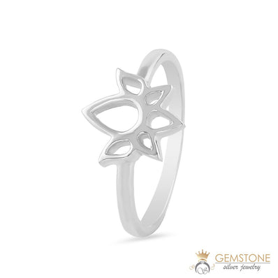Silver Ring-Exotic Lotus