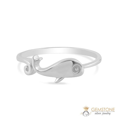 Silver Ring-Mighty Whale